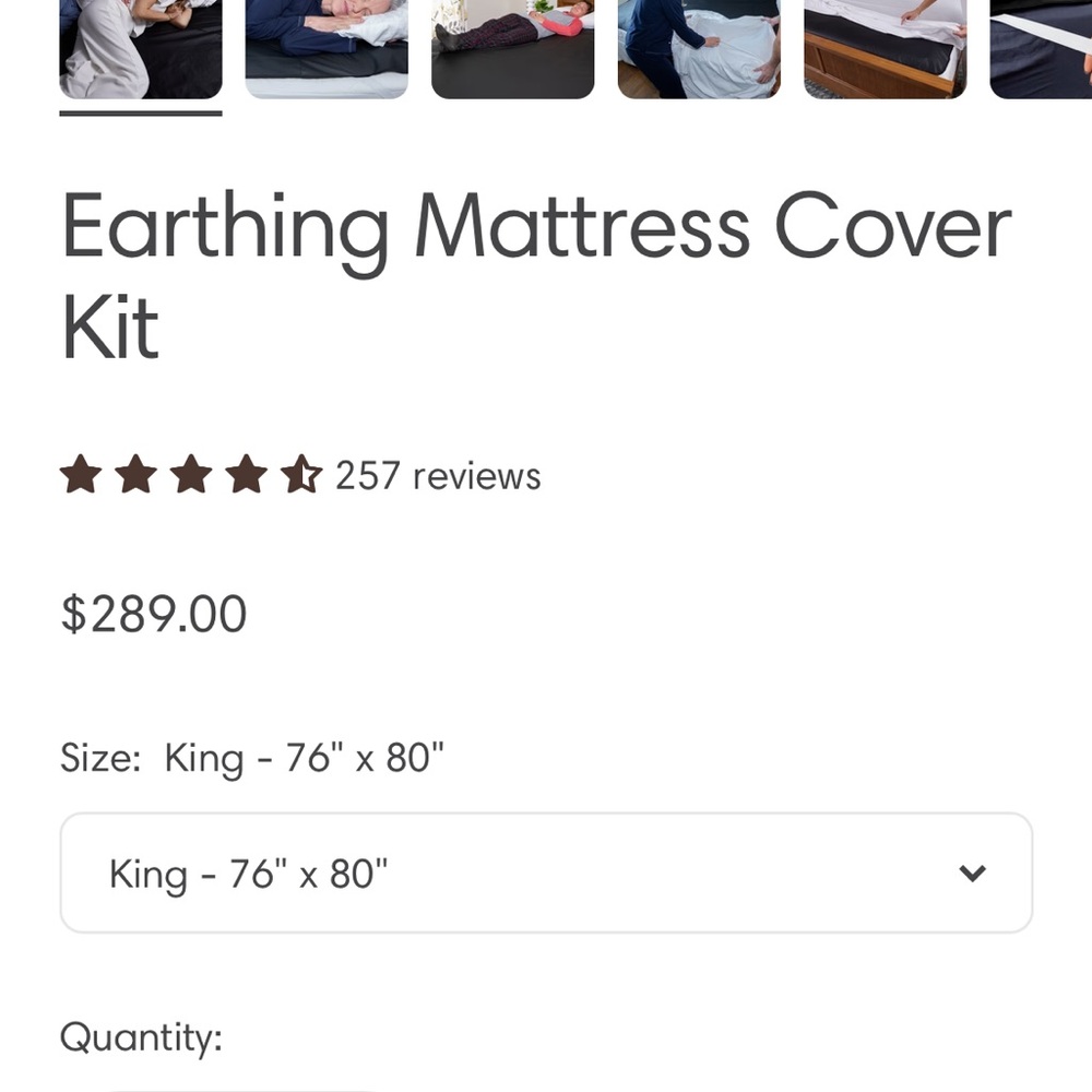 Earthing Elite Mattress Cover Kit
